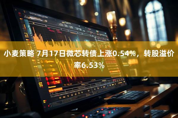 小麦策略 7月17日微芯转债上涨0.54%，转股溢价率6.53%