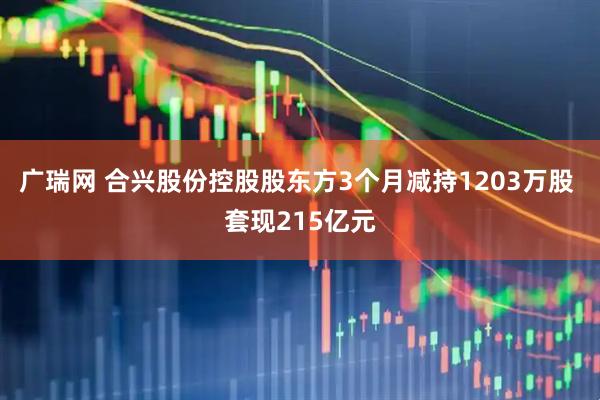 广瑞网 合兴股份控股股东方3个月减持1203万股 套现215亿元